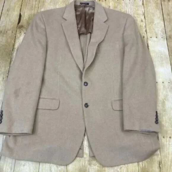 Ralph Lauren Camel Hair Blazer Loro Piana 44R Black Label